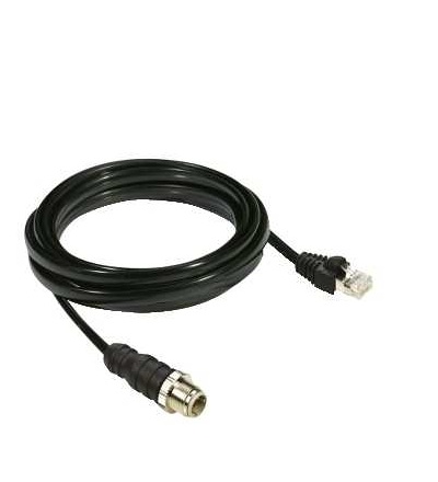 VW3L3P01R40 Napájecí kabel 230 V AC, L+N+PE pro ILT5, ILP5, 4m, Euro AC konektor, Schneider Electric